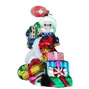 Christopher Radko Popsicle Presents Glass Christmas Ornament 8” RETIRED Vintage